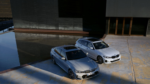 The 3 BMW 3er Limousine und BMW 3er Touring im Autohaus Melkus